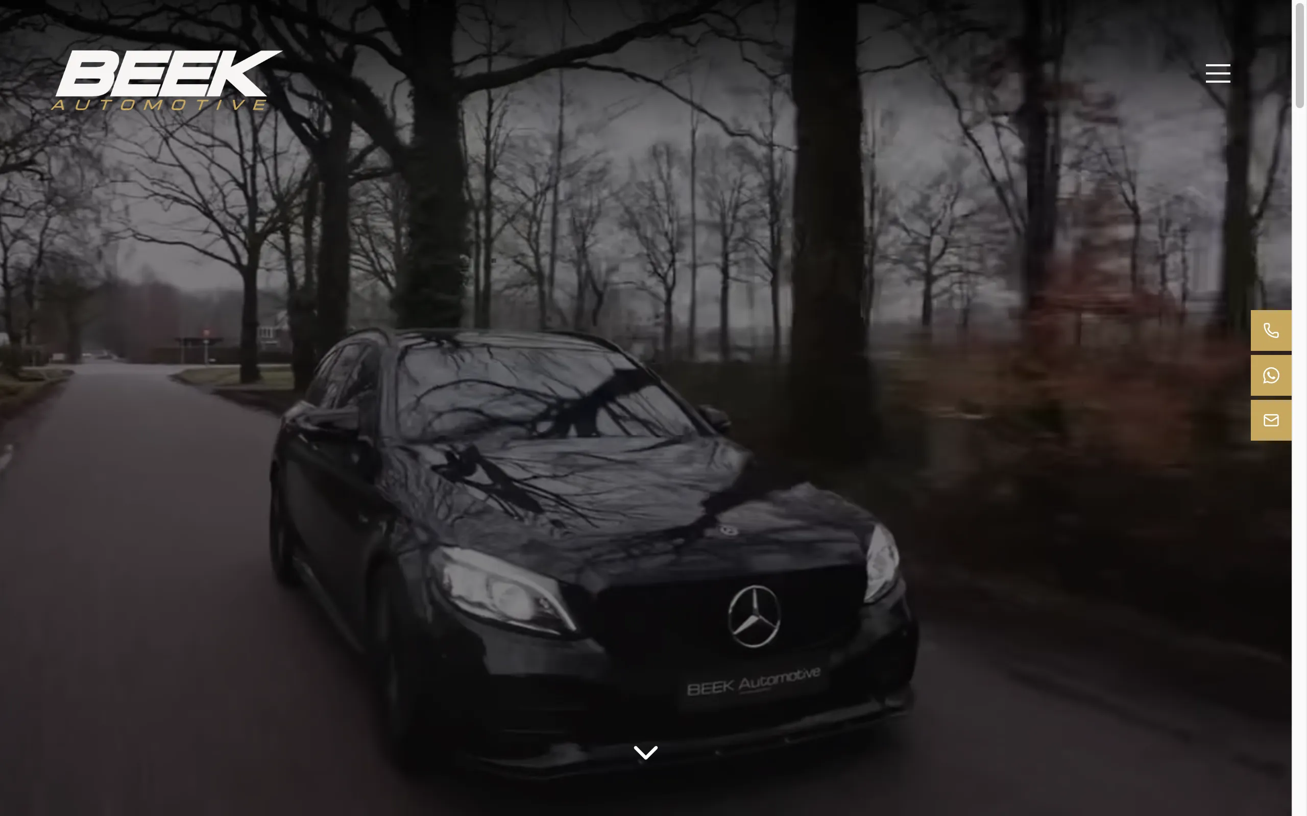 Homepage van Beek Automotive